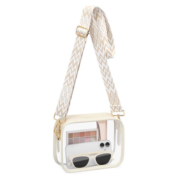Clear Bag Stadium Events, Clear Purses, Transparent Crossbody :') - Picture 1 of 8